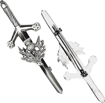 Elegant Black Leather Sporran Chain Belt with Antique Chrome – Premium Quality Scottish Kilt Accessory for Men – Ideal for Highland Attire and Sporrans